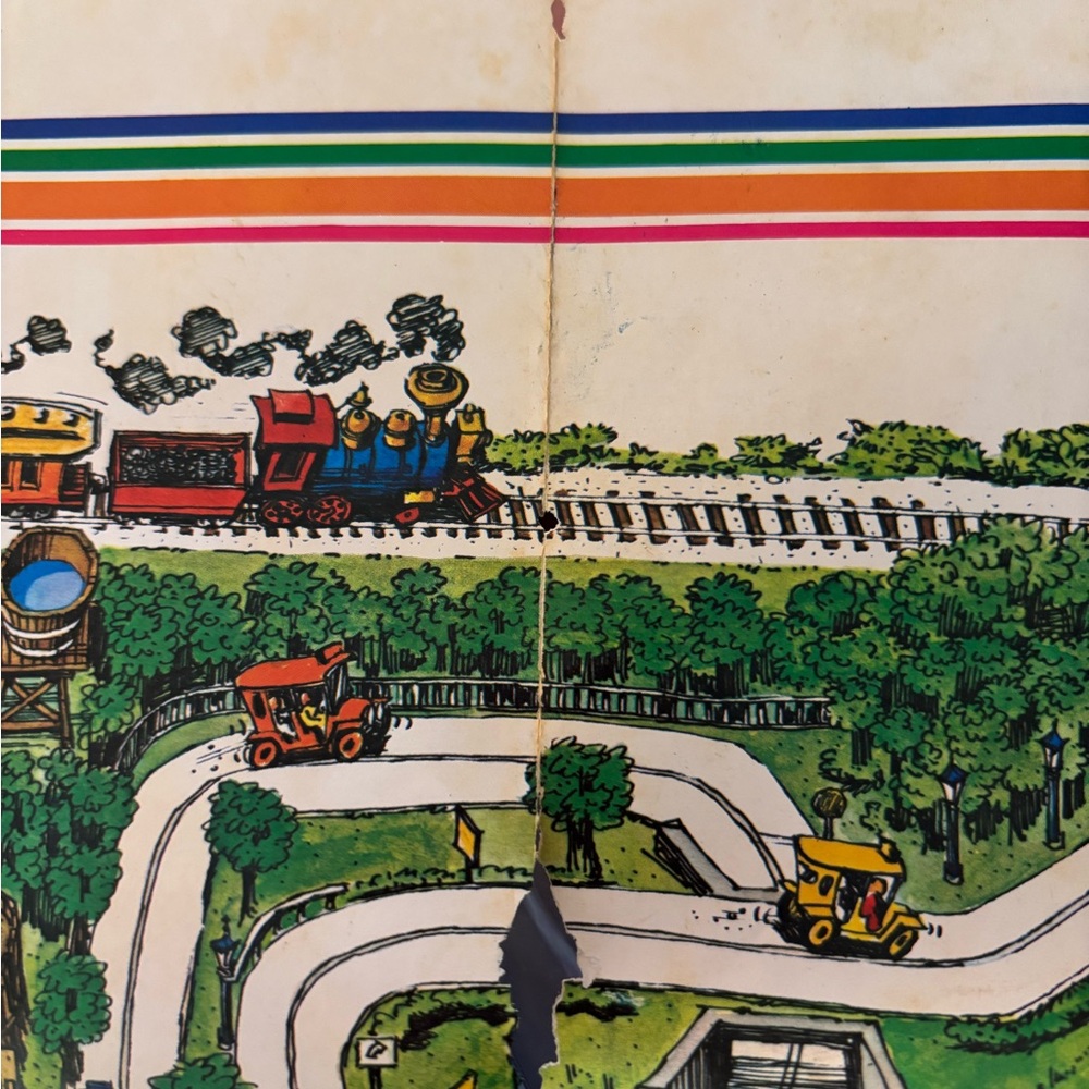 Original 1969 Astroworld Park Houston Map! - Picture 6 of 6